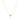 Brooke 5mm 14kt White Gold Round F1- Moissanite Solo Floating Necklace