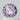 Close-up image of a 080 carat round blush champagne sapphire gemstone