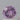 1.08cts Round Blush Champagne Lavender Sapphire